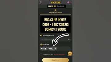 BDG Game invite code + ₹2000 register bonus 💸💸💸 || BDG Game Link in bio 🖇️🖇️ #bdggame #shortvideo