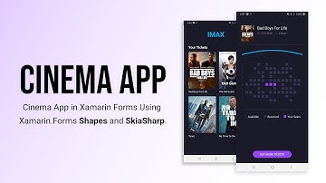 Cinema App in Xamarin Forms Using Xamarin.Forms Shapes and SkiaSharp