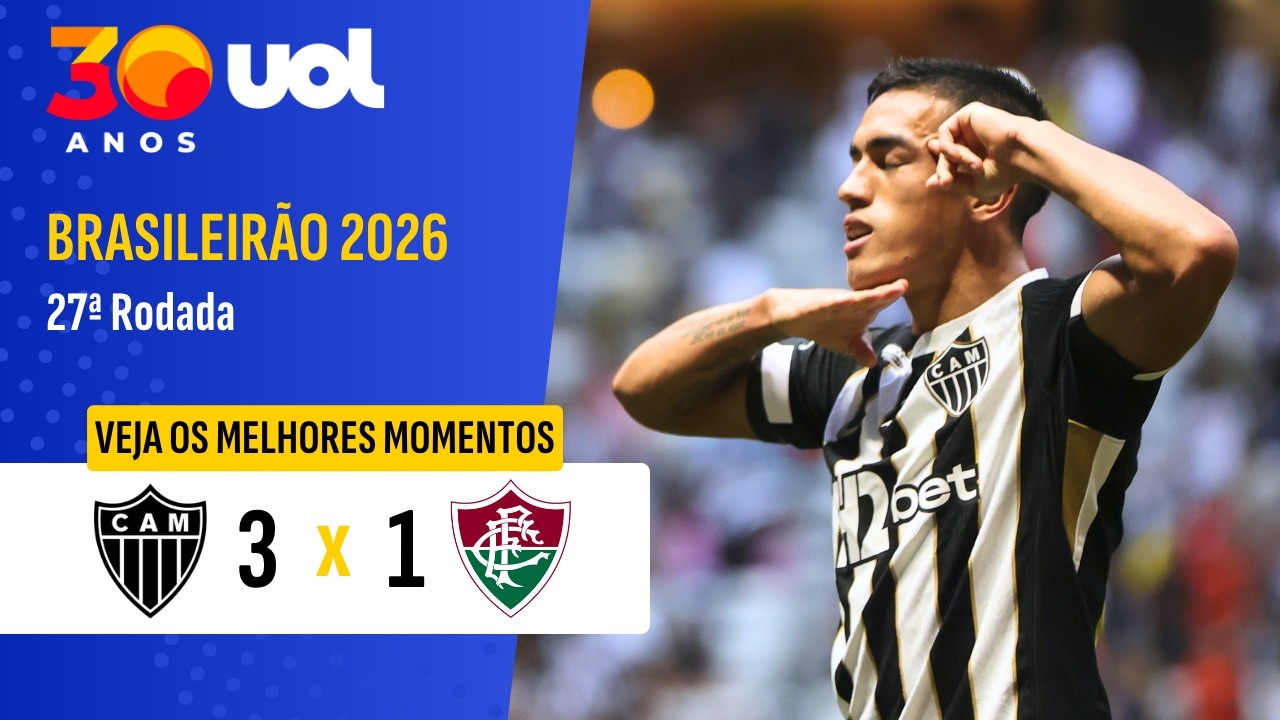 ATLÉTICO-MG 3 X 1 FLUMINENSE | BRASILEIRÃO 2026 | MELHORES MOMENTOS