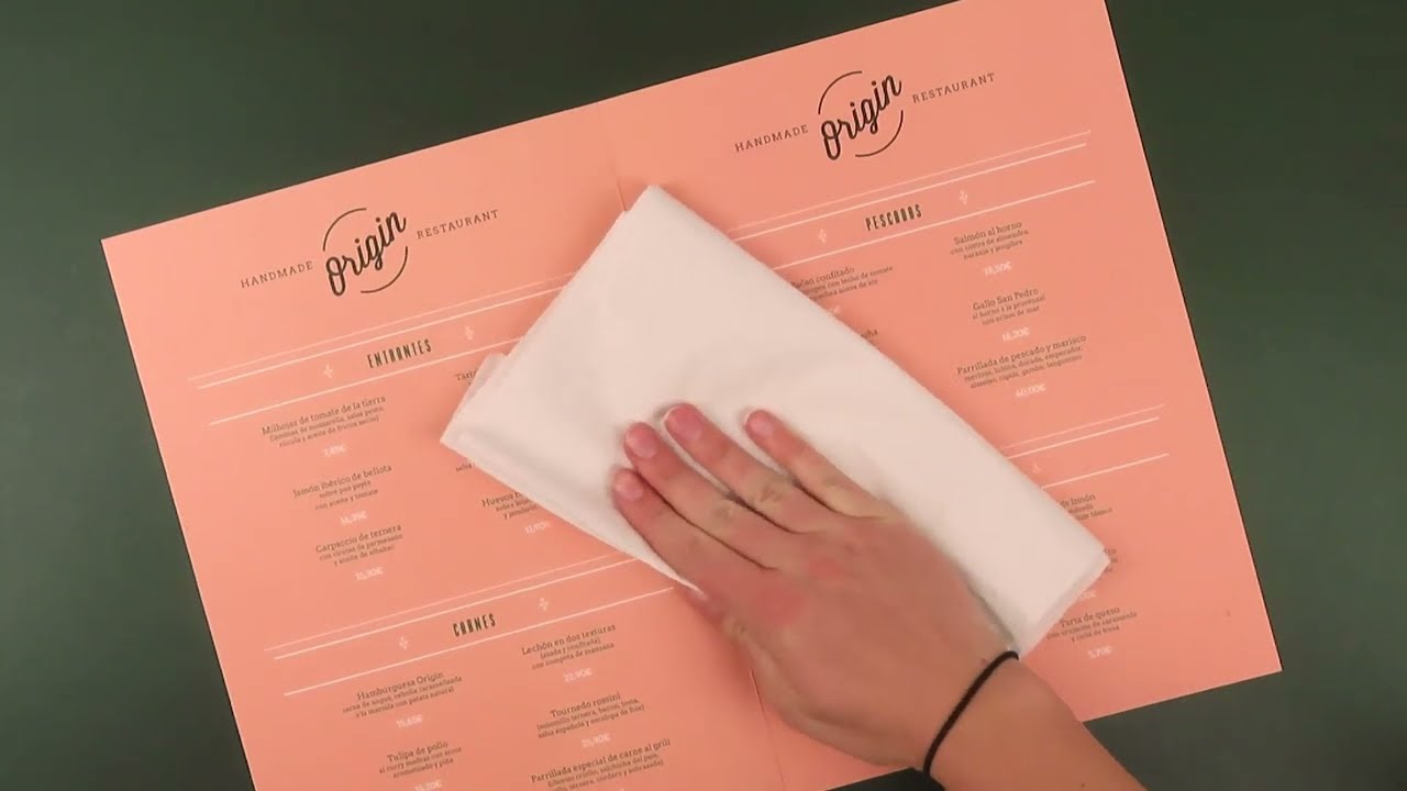 Papeles para cartas restaurante