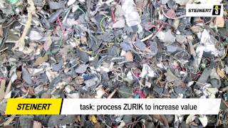 Upgrade Zurik using STEINERT ISS and STEINERT KSS sensor-based sorting