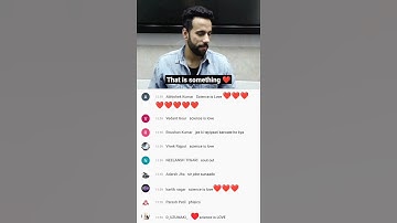 Science is love ❤️ l Ashu Sir l Live Class #science #scienceandfun #physics #chemistry