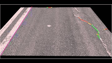 High-speed 3D Imaging of Roads/Runways and Fully Automatic Crack Detection