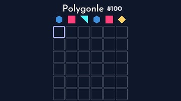 Daily Polygonle 101 - Nov 9, 2022