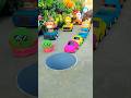 50Milion+ views CNG Pickup pushing pink yellow And purple car in p #jcbtoy​ #jcb​ #jcbjcb​ #vairal​