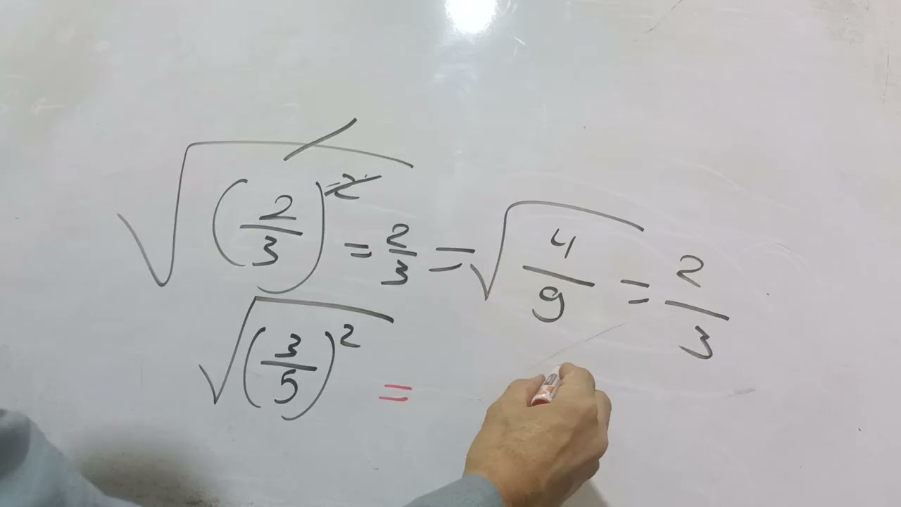 الصف الاول الاعدادي الجذور التربيعية