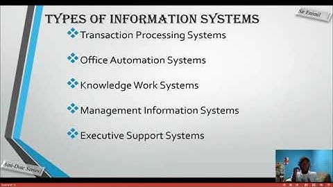 Elective ICT || Information Systems || Anti - Dote Series