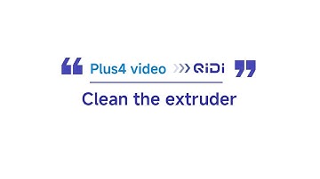 QIDI Plus4 | Clean the extruder