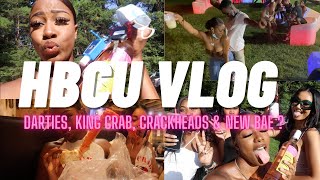 HBCU VLOG | DARTIES, KING CRAB, CRACKHEADS &amp; NEW BAE ? | NCAT | BASHA BOO