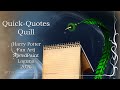 Quick-Quotes Quill - SpeedPaint by Laguna 2025 | Harry Potter Fanart | Drawing a magic object