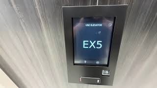TKE Agile Traction Sky-Lobby Elevators ~ 830 Brickell ~ Miami, FL