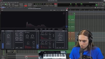 Making a hardstyle-ish track with Ardour, Geonkick and Vitalium (unfa live 2021-09-05)