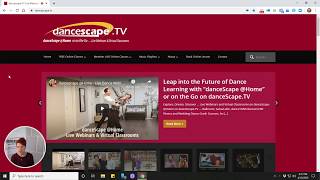 danceScape VIdeo App Tutorial Part 1 - Monthly & Annual Members screenshot 1
