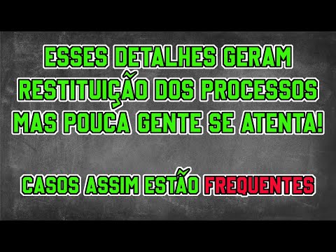 DETALHES QUE AINDA CAUSAM RESTITUIÇÃO DE PROCESSOS VIA SISGCORP EM 2022