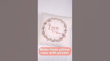 Make a sublimation pillow case for mom #shorts #pillowcase #sublimation