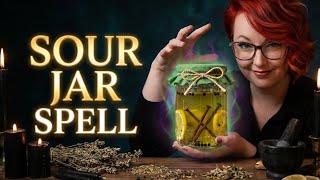 Sour Jar Spell Ritual | How To Make A Sour Jar | Beginner Witchcraft | Hoodoo