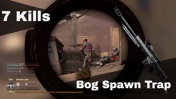 7 Kills In Bog Spawn Trap!! [PS4 MWR]