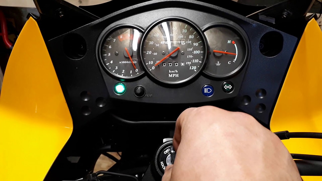 KLR 650 temp gauge problem YouTube