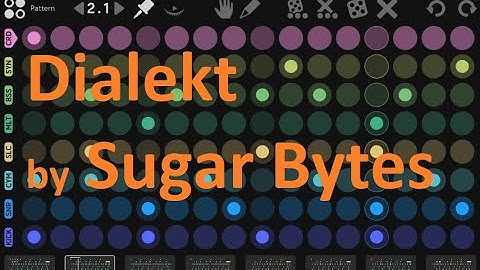 Dialekt by Sugar Bytes | 8 Track Groovebox (iPad version)