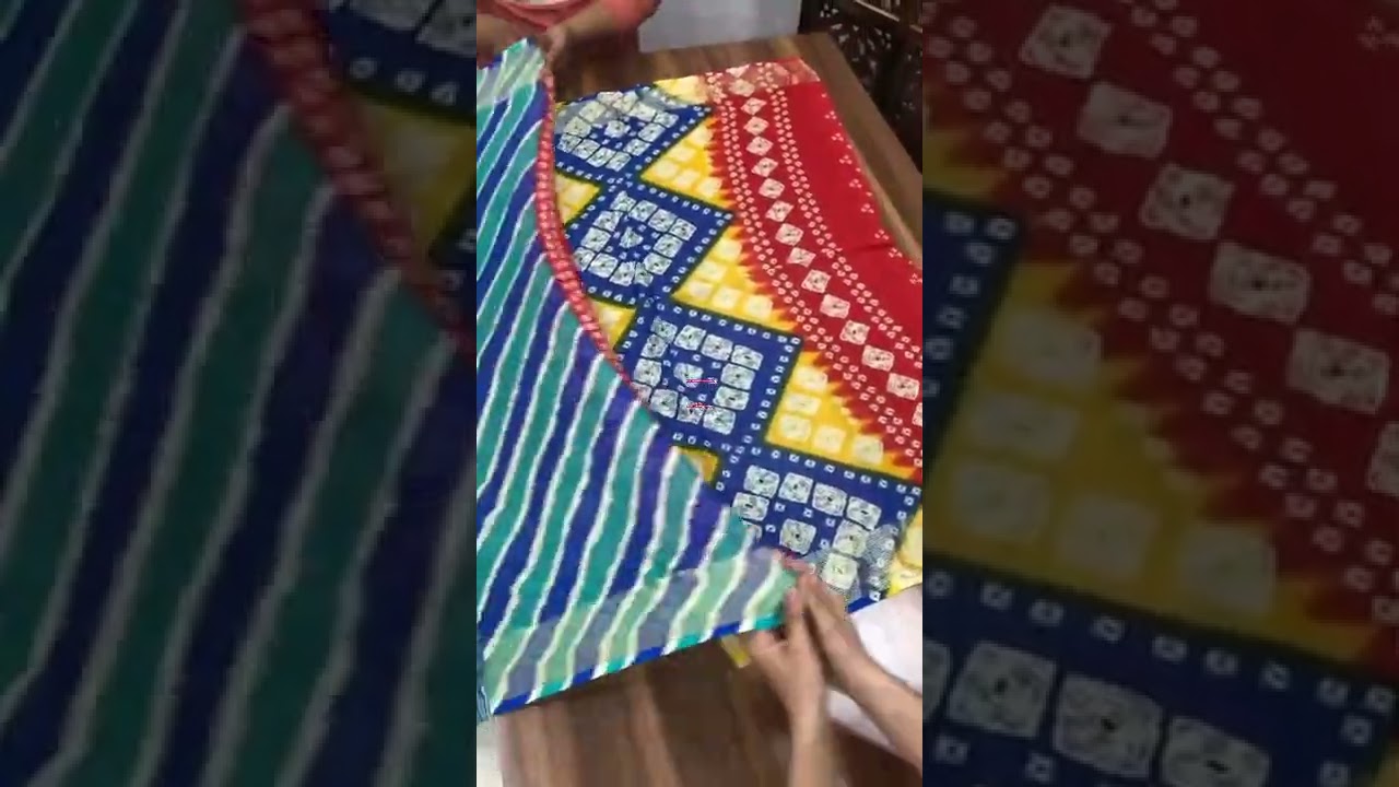 Launching new chiffon lehariya print/At just - 690 free Shipping/S125/