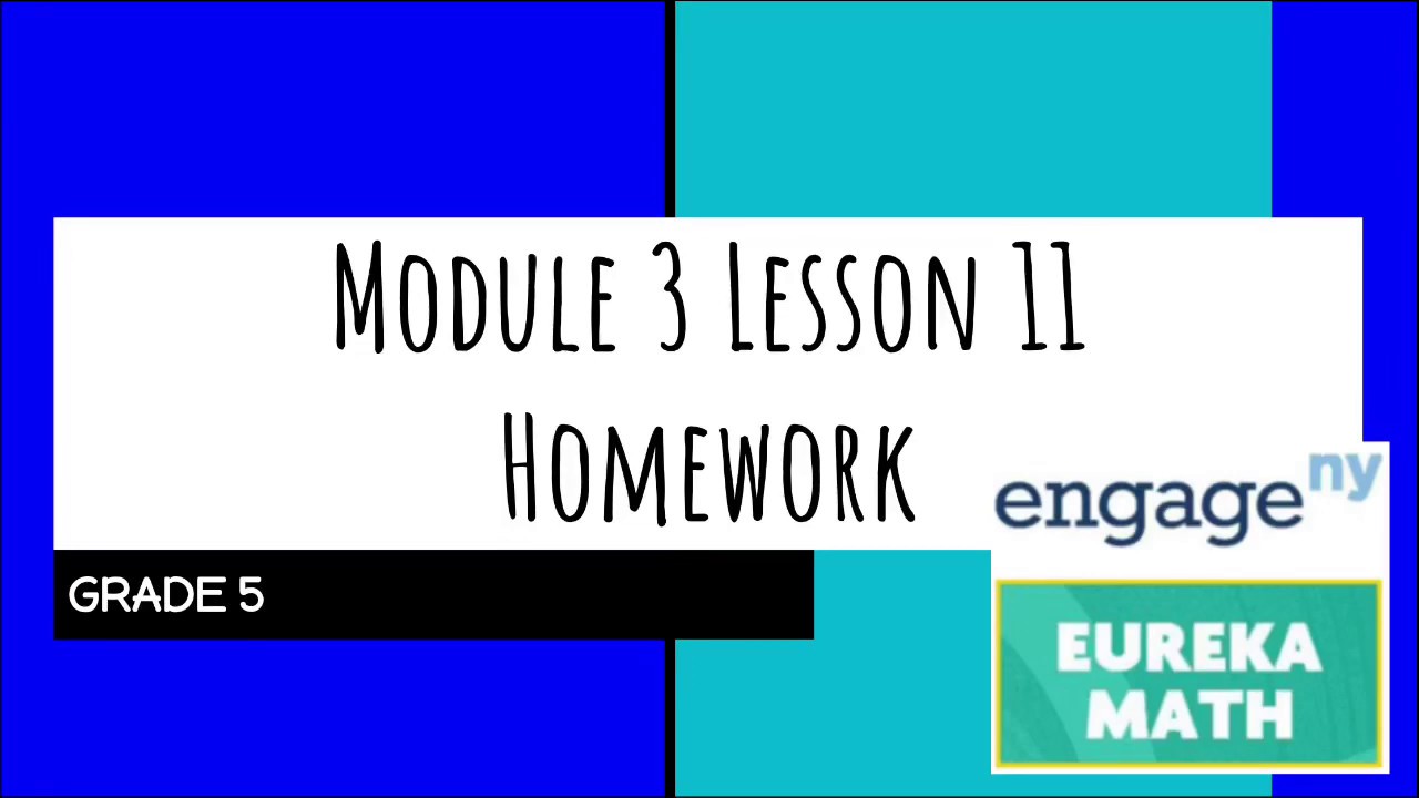 lesson 11 homework module 3 grade 5