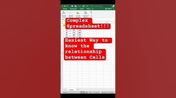 Excel Tricks | interview questions | Trace Precedents & Dependents #shorts #excel