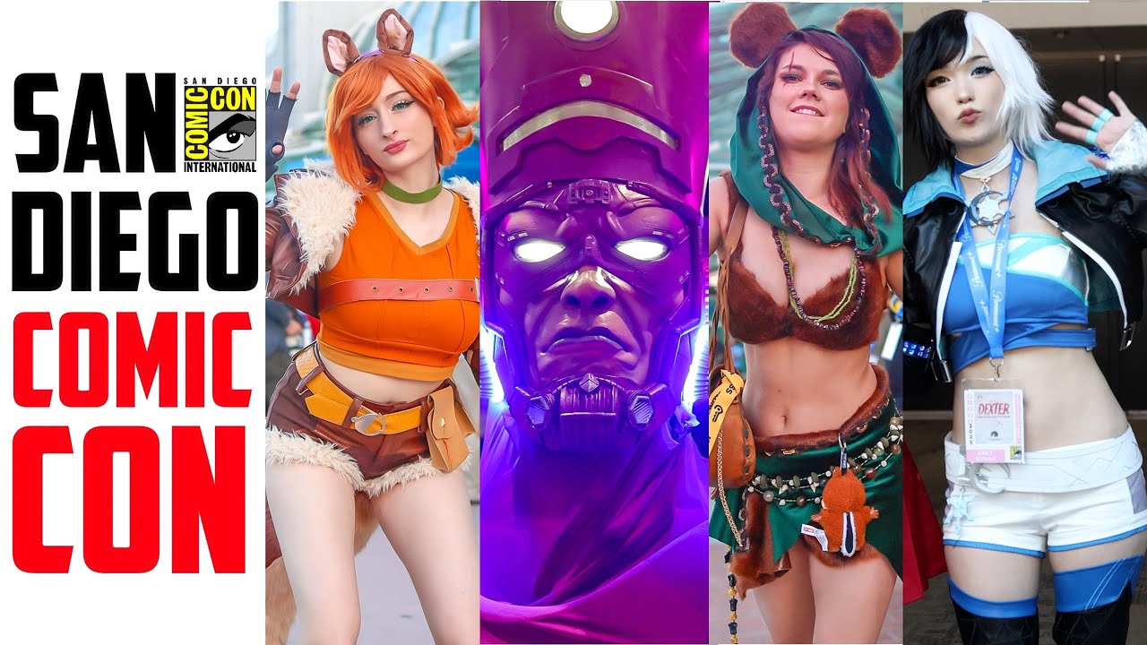 THIS IS COMIC-CON SDCC 2025 SAN DIEGO COMIC CON 2025 BEST COSPLAY MUSIC VIDEO BEST COSTUMES SEXY BIG