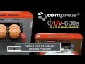 Compress iUV-600s UV LED Flatbed Printer Printing on Glass