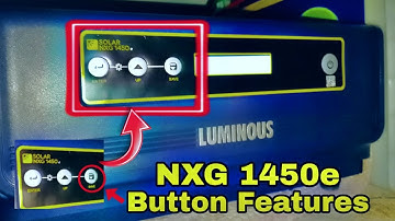 NXG 1450e Solar Inverter 2025 || Luminous Solar Inverter price|| Button Features Detail riview 👍🔋