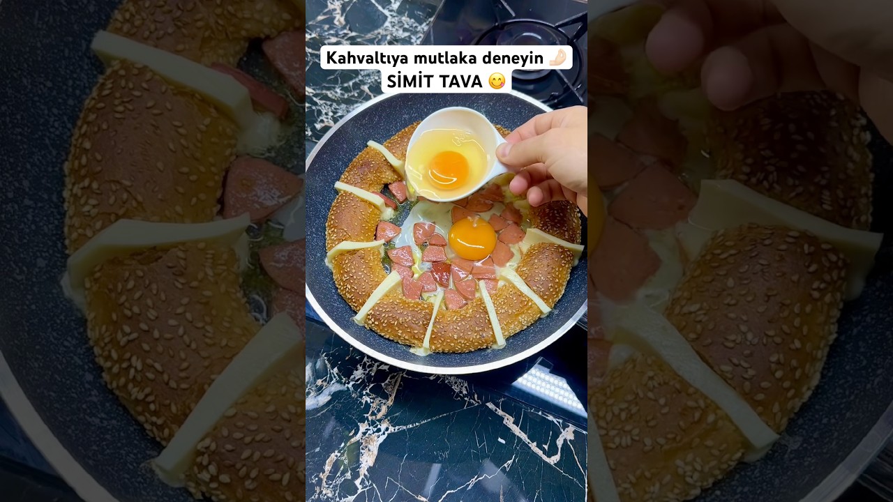 Kahvaltıya pratik tarif #shorts #simit #kahvaltı #deprem