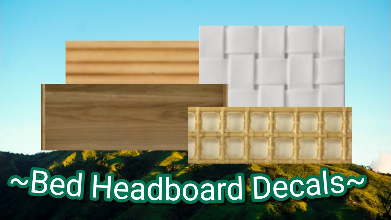 roblox headboard decal