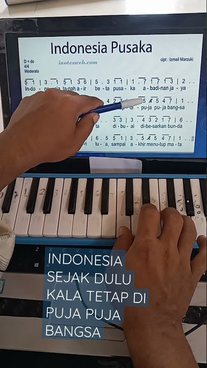 Indonesia Pusaka Part 2 #Pianika #Baca notasi