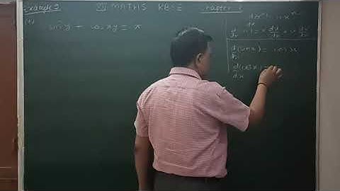 Class 12 rbse solutions Chapter 7 example 9 / differential