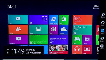 Windows 8 - Access the PC Settings menu