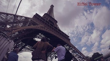 Eiffel Tower in Paris - Timelapse 4K