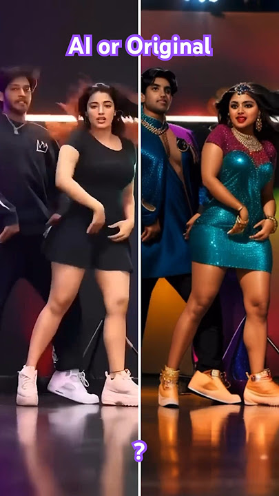 AI Vs Original - Kaathu Mela #dance #tamil @VibesofAI