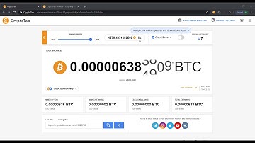 CryptoTAB: How to mine bitcoin and how to speed up mining on CryptoTAB with PROOF (100%) work