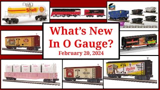 Sneak Peek! New O Gauge Products For February 20, 2024 - Lionel, Menards, MTH, and More!