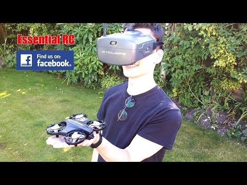 FIRST FPV? Blade Inductrix 200 FPV and Quanum Cyclops FPV Goggles: ESSENTIAL RC FLIGHT TEST