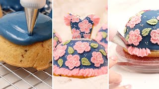 This Floral Dress Cookie Is Filled With A Delicious Surprise! Relaxing Cookie Decorating by SweetAmbsCookies 3,685 views 1 month ago 4 minutes, 2 seconds
