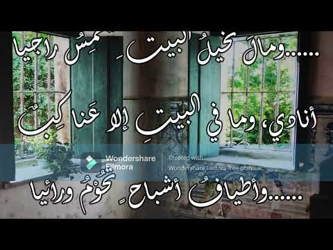 وقفت على باب الأحبة باكيا قصيدة عن حب الأوطان