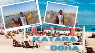 A TOUR AT THE BEST BEACH IN QATAR | KATARA BEACH | Must Visit in Doha, Qatar |