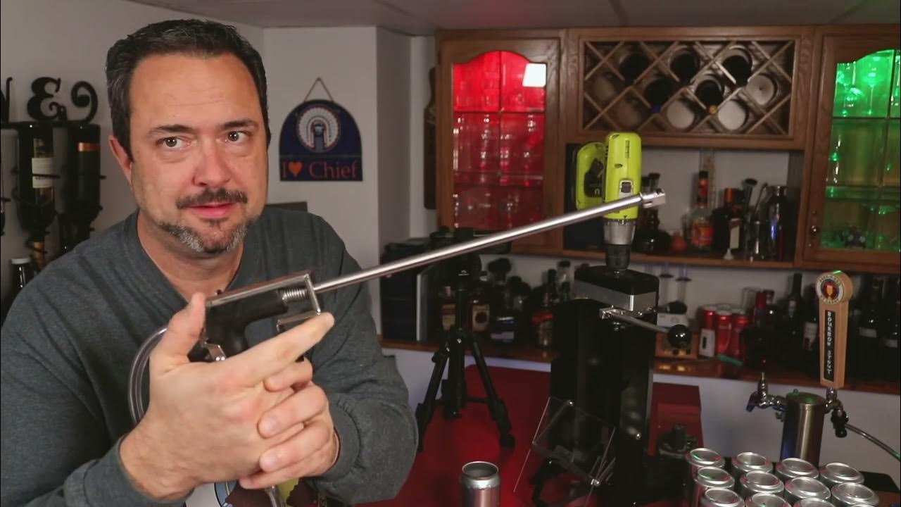 Canning Home Brew Using the Oktober Design BenchMK Can Seamer and a