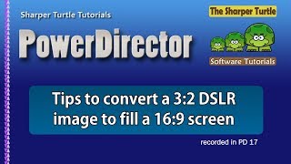 PowerDirector - Tips to convert a 3:2 DSLR image to fill a 16:9 screen screenshot 4