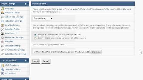 Social Engine Language Pack Demo