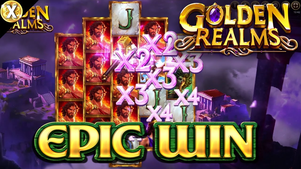 EPIC Big WIN New Online Slot 💥 Golden Realms 💥 NetEnt (Casino Supplier)
