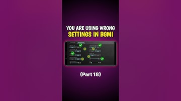 You are Using Wrong Settings in BGMI (Part 18) #bgmi #bgmishort #pubgmobile