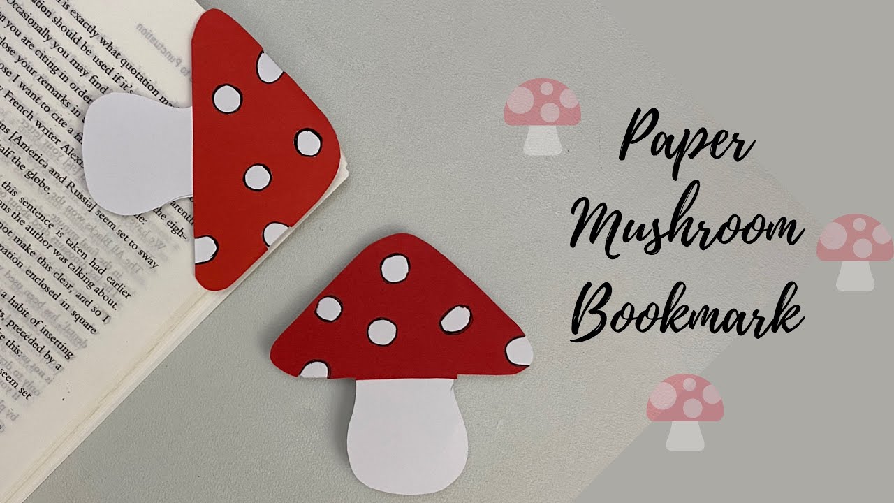 mushroom bookmark