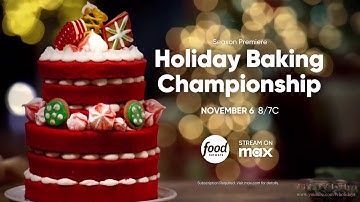 Food Network HD US Christmas Advert 2023 🎄Holiday Baking Championship
