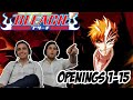 Bleach All Openings (1-15) - BROTHERS BLIND REACTION!